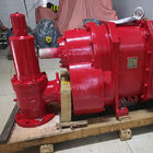 NBR Rubber Screw Lobe Rotor Pump , Sewage Positive Displacement Water Lobe Pump