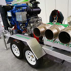 NBR Rubber Rotary Mobile Diesel Pump Practical Flexible Emergency