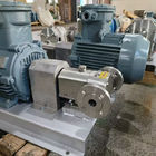 Industrial DN25 Chemical Lobe Pump , Stainless Steel Rotary Displacement Pump