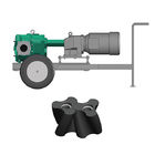 Mobile Rubber Vacuum Hydraulic Lobe Pump GG25 Grey Cast Iron