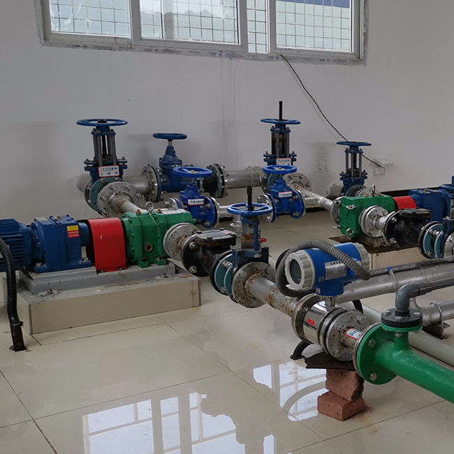 NBR Rubber Rotary Lobe Sludge Pump Stable With Mechanical Seal