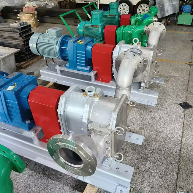 API Antiwear Stainless Steel Lobe Pump For Paper Pulp Industry