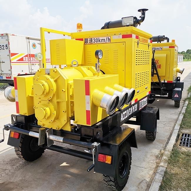 Mobile Diesel Emergency Water Pumps Multipurpose Anti Corrosion