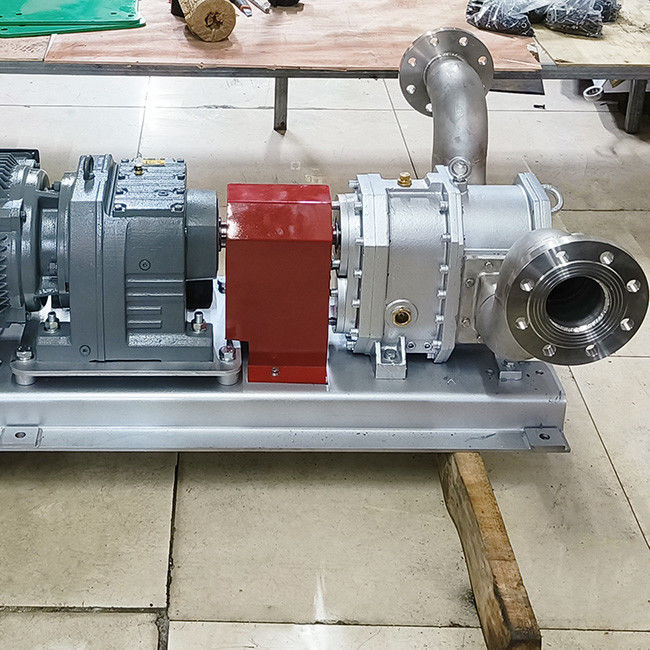 Tri Lobe Rotors Industrial Lobe Pump For High Viscosity Medium SS316 Rotors