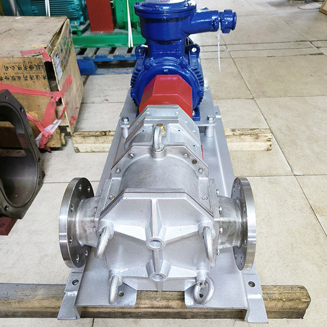 Heat-Resistant AP1 676 Oil Sludge Pump Rotary Lobe Pump With FKM Rotor